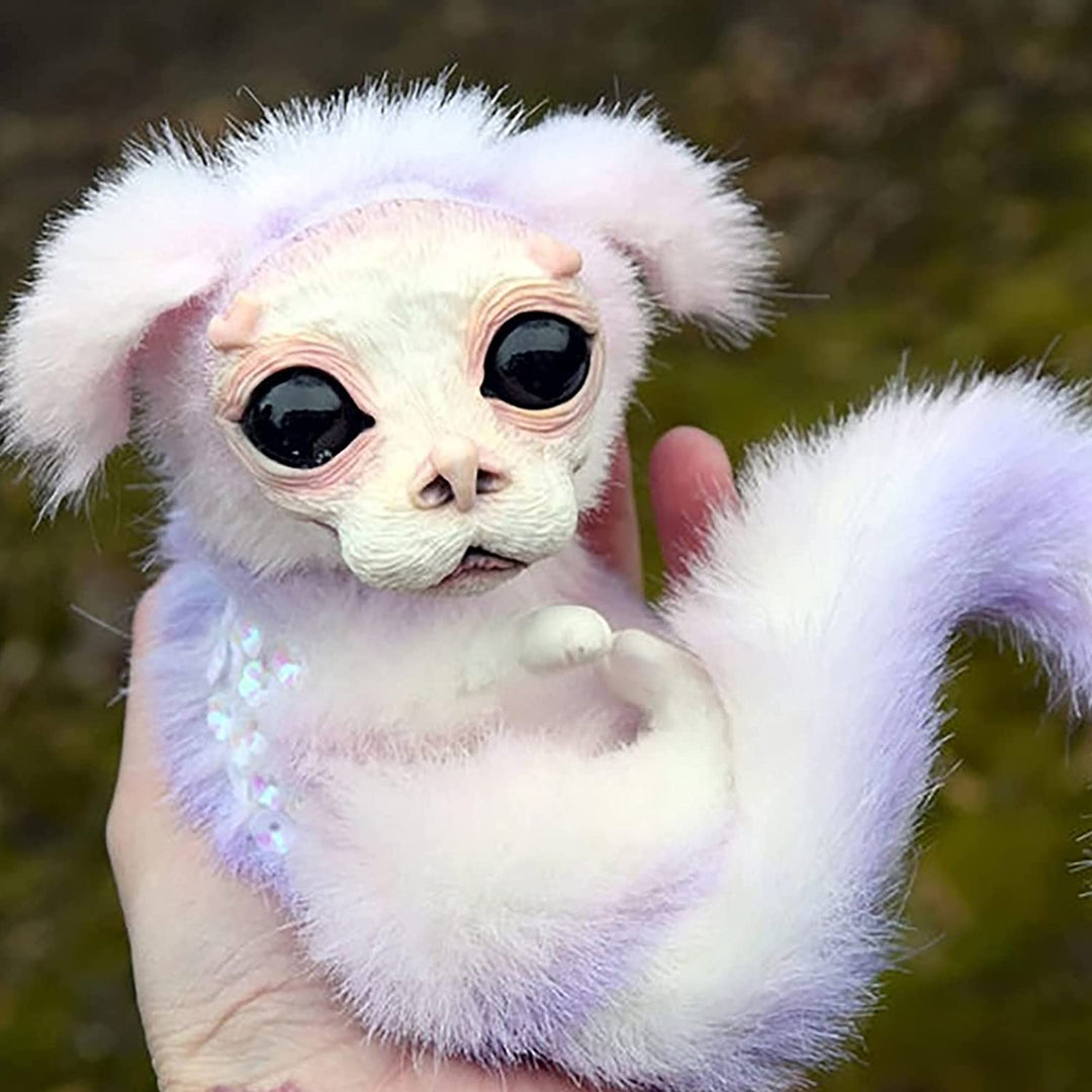 Stornfield | Labyrinth Plush Toy Worm Red Hair Big Mouth Monster Animal Doll Cute Funny Gift Plush Doll Home Decor