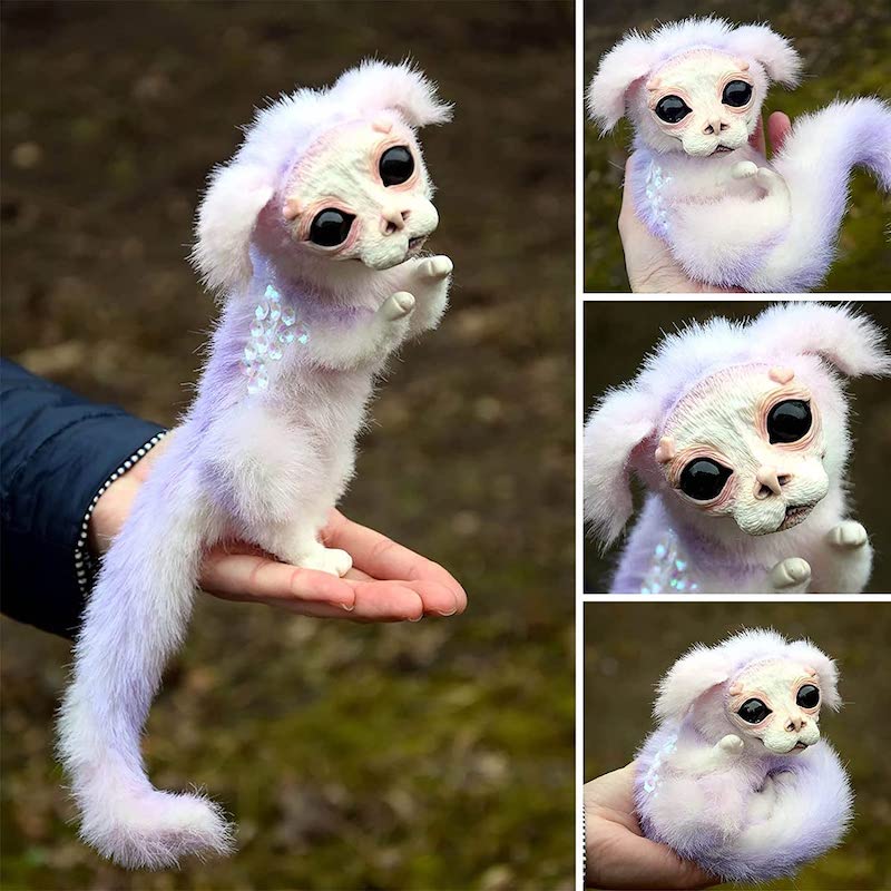 Stornfield | Labyrinth Plush Toy Worm Red Hair Big Mouth Monster Animal Doll Cute Funny Gift Plush Doll Home Decor