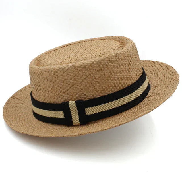 Straw Pork Pie Hats Summer Sunhat Boater hat | Stornfield