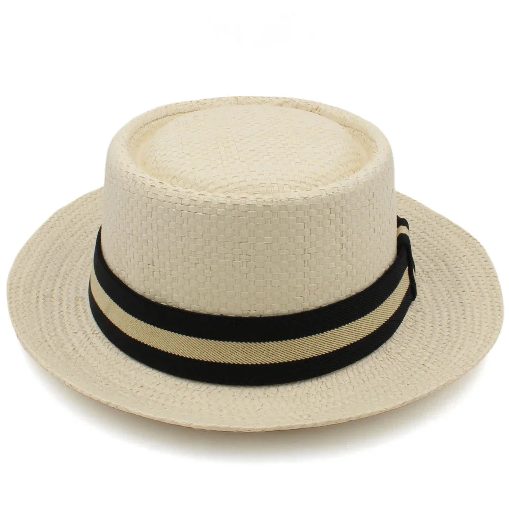 Straw Pork Pie Hats Summer Sunhat Boater hat | Stornfield
