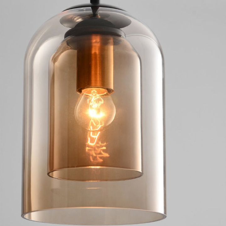LuxeBeam Light - Modern Pendant Light made of double glass | Stornfield