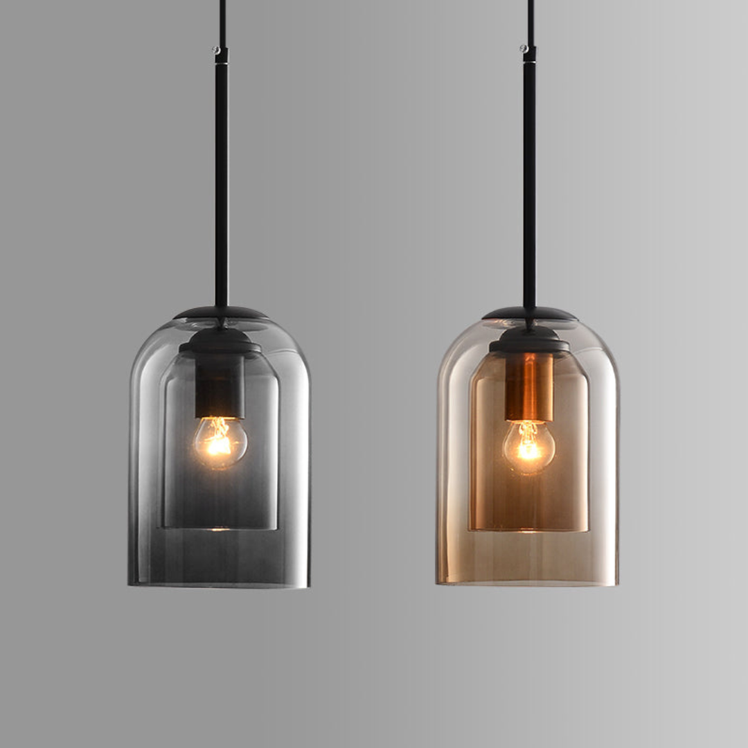 LuxeBeam Light - Modern Pendant Light made of double glass | Stornfield