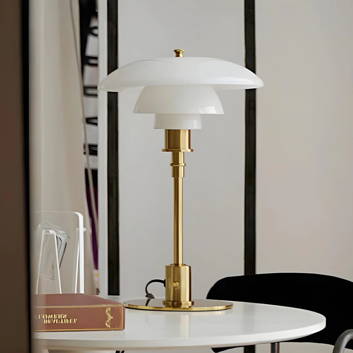 Nordic Glass Table Lamp – Minimalist LED Light for Home | Stornfield