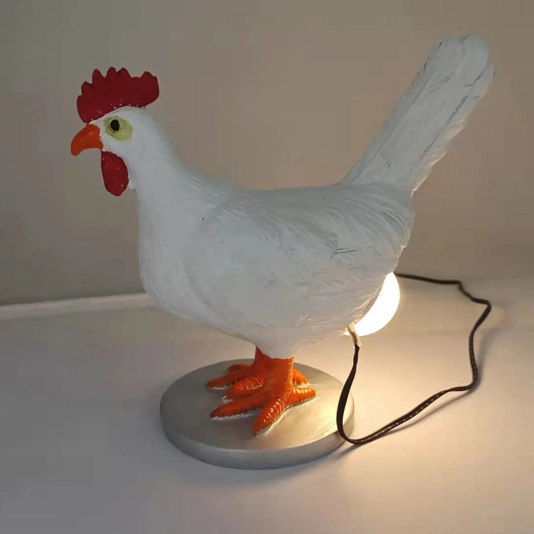 Innovative lamp for chickens - Promotes laying - Turns on and heats up | Stornfield