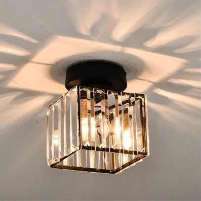 Crystal ceiling light – Luxury lampshade made of crystal for hallway and living room | Stornfield