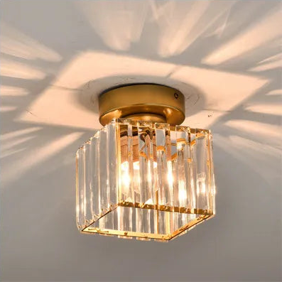 Crystal ceiling light – Luxury lampshade made of crystal for hallway and living room | Stornfield