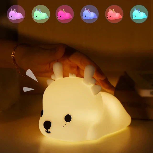 LED Night Light for Kids – Dimmable Night Lamp with -Design, USB Rechargeable, Touch Control | Stornfield