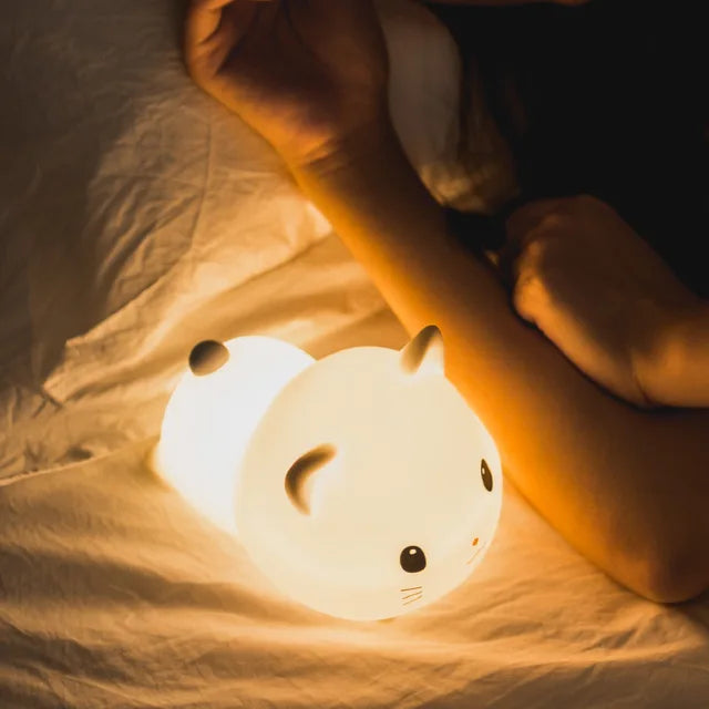 LED Night Light for Kids – Dimmable Night Lamp with -Design, USB Rechargeable, Touch Control | Stornfield