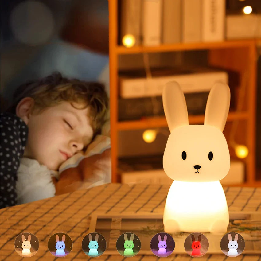 LED Night Light for Kids – Dimmable Night Lamp with -Design, USB Rechargeable, Touch Control | Stornfield
