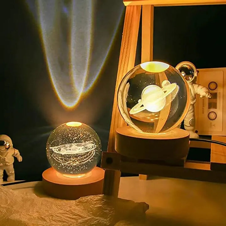 Solar-System Table Lamp – LED Light with Planet Design for Living Spaces | Stornfield