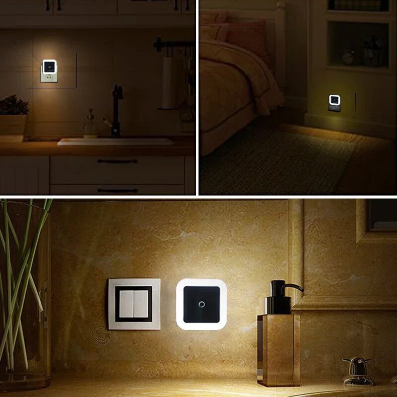 Set of 2 Children's Night Lights with Motion Sensor - GlowGuard | Stornfield