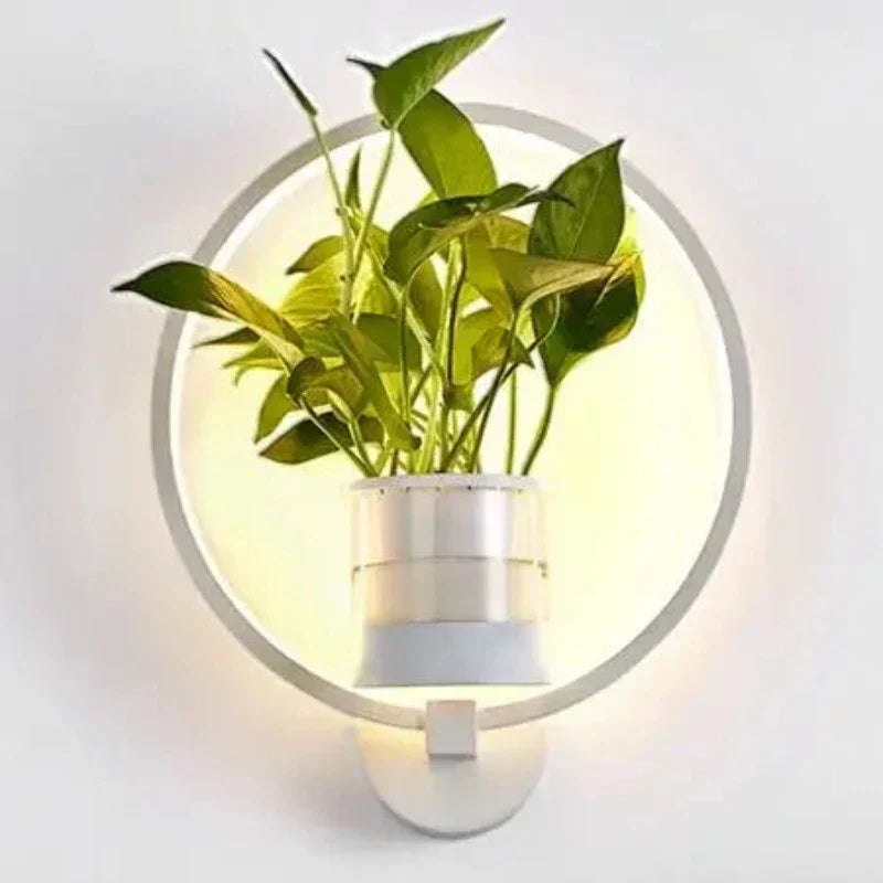 Stornfield | Lumora Plant Wall Lamp - Elegant Lighting with Natural Greenery