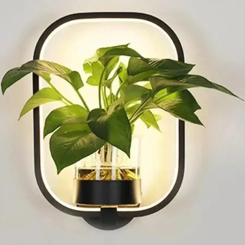 Stornfield | Lumora Plant Wall Lamp - Elegant Lighting with Natural Greenery