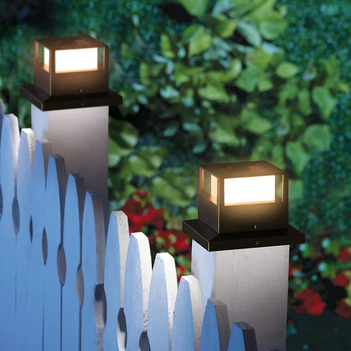 LED Solar Column Light for Outdoor Use - Weatherproof and energy-saving outdoor lighting, ideal for garden and terrace | Stornfield