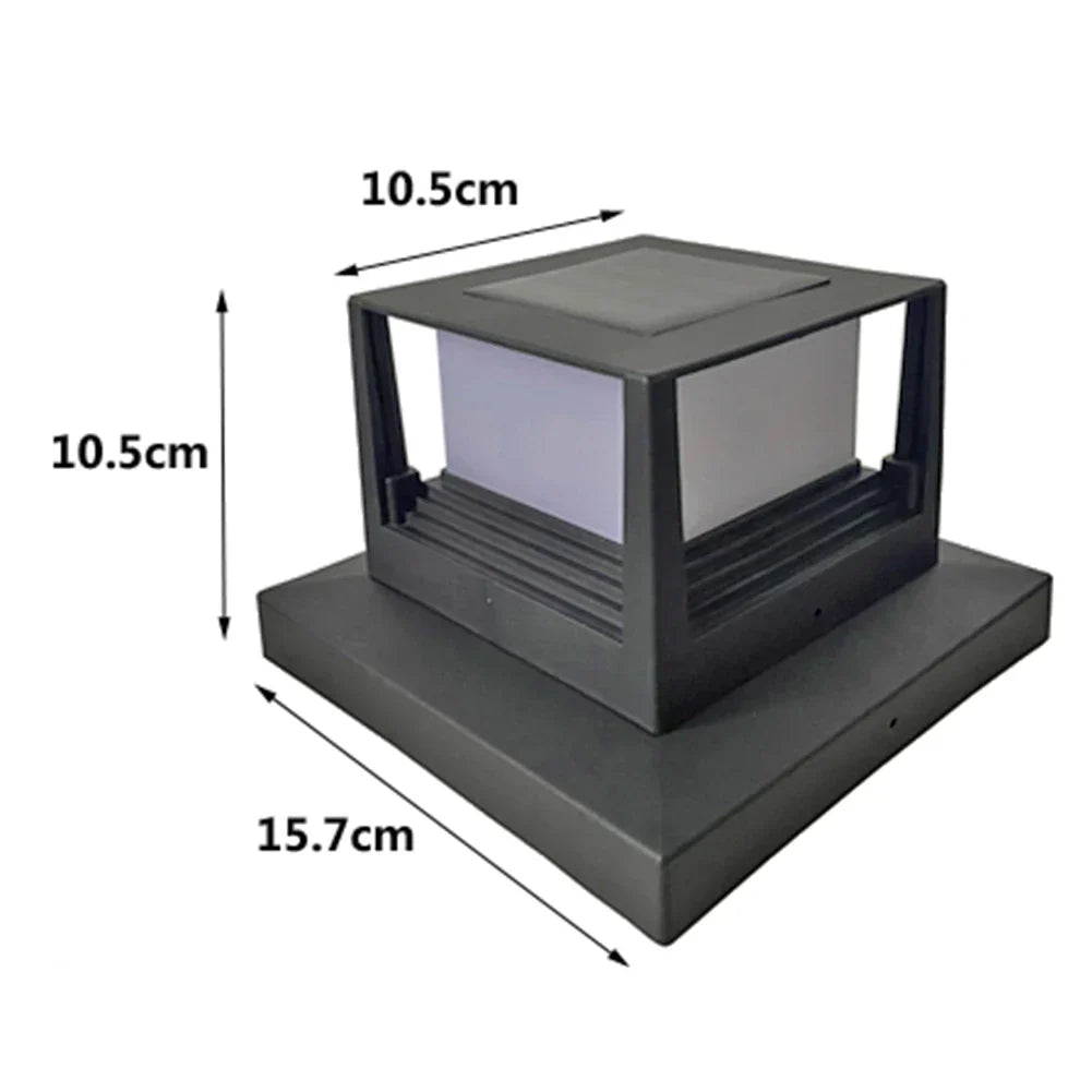 LED Solar Column Light for Outdoor Use - Weatherproof and energy-saving outdoor lighting, ideal for garden and terrace | Stornfield