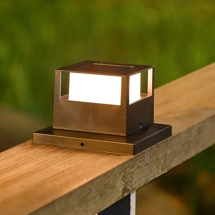 LED Solar Column Light for Outdoor Use - Weatherproof and energy-saving outdoor lighting, ideal for garden and terrace | Stornfield