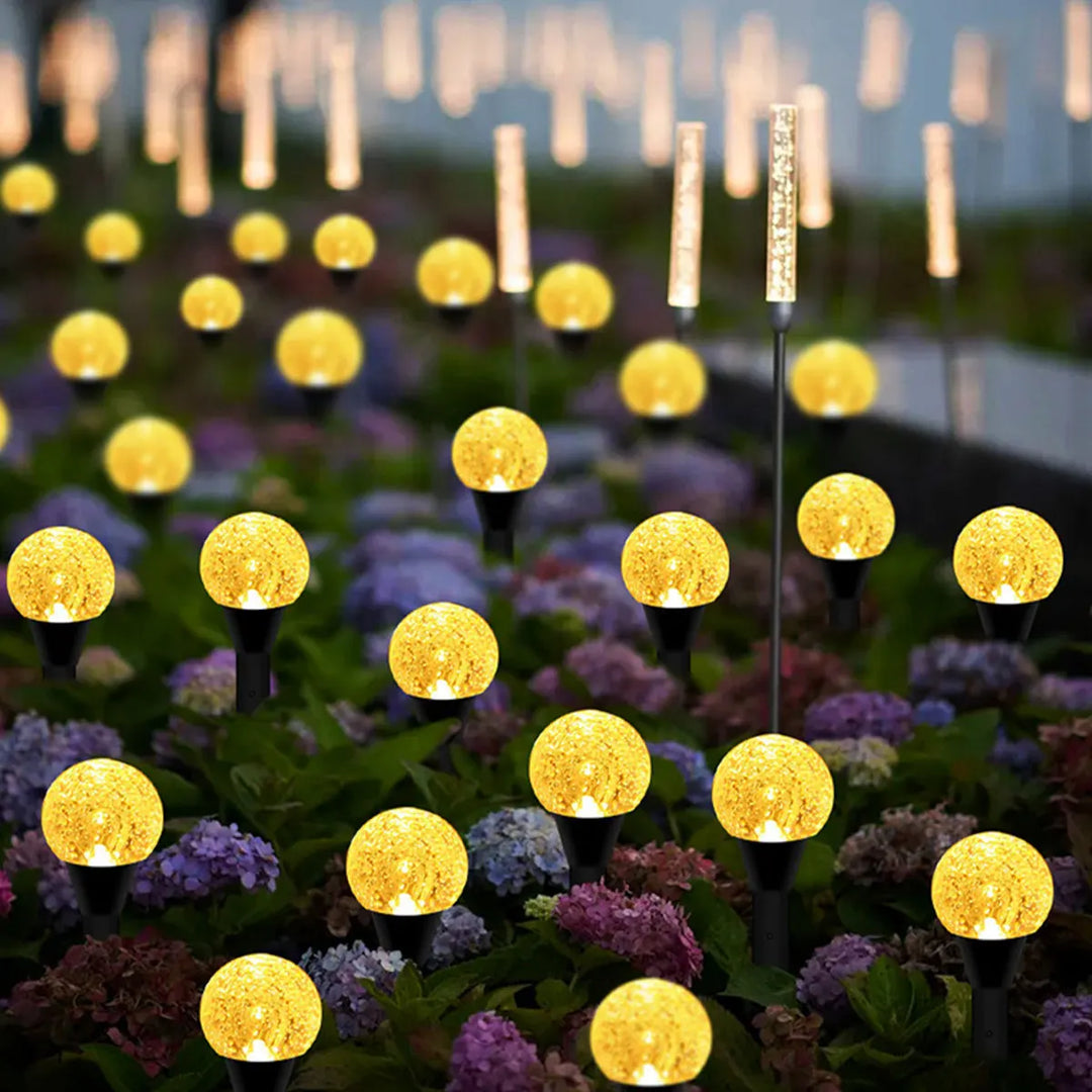 Enchanting Solar Globe Lights for Garden and Balcony | Stornfield