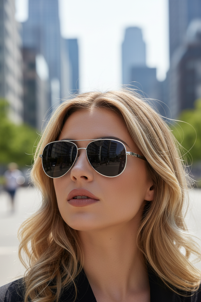 Aviator sunglasses UV400 with anti-reflection | Stornfield