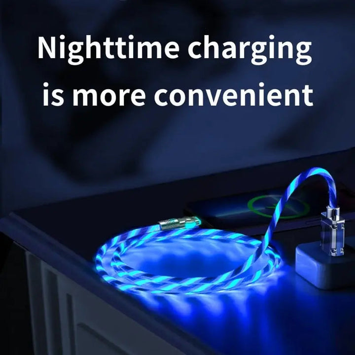Stornfield | Illuminated 540° Redatable data cable – High quality & fast charging