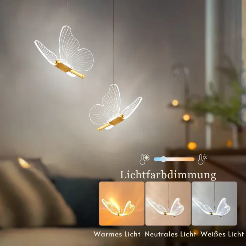 LED Butterfly Hanging Lamp - Modern Design for Children's Room | Stornfield