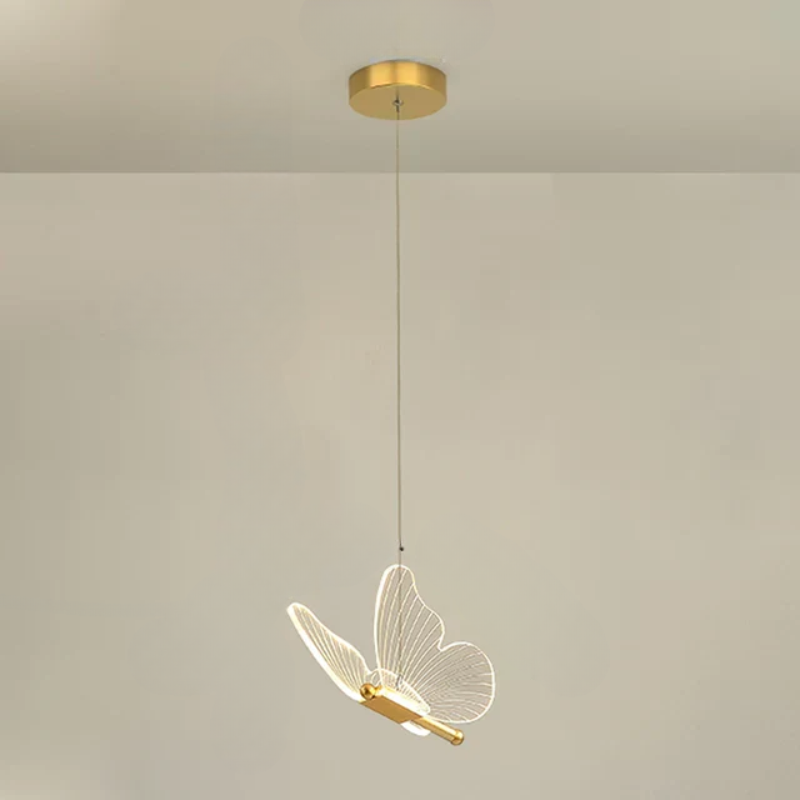 LED Butterfly Hanging Lamp - Modern Design for Children's Room | Stornfield