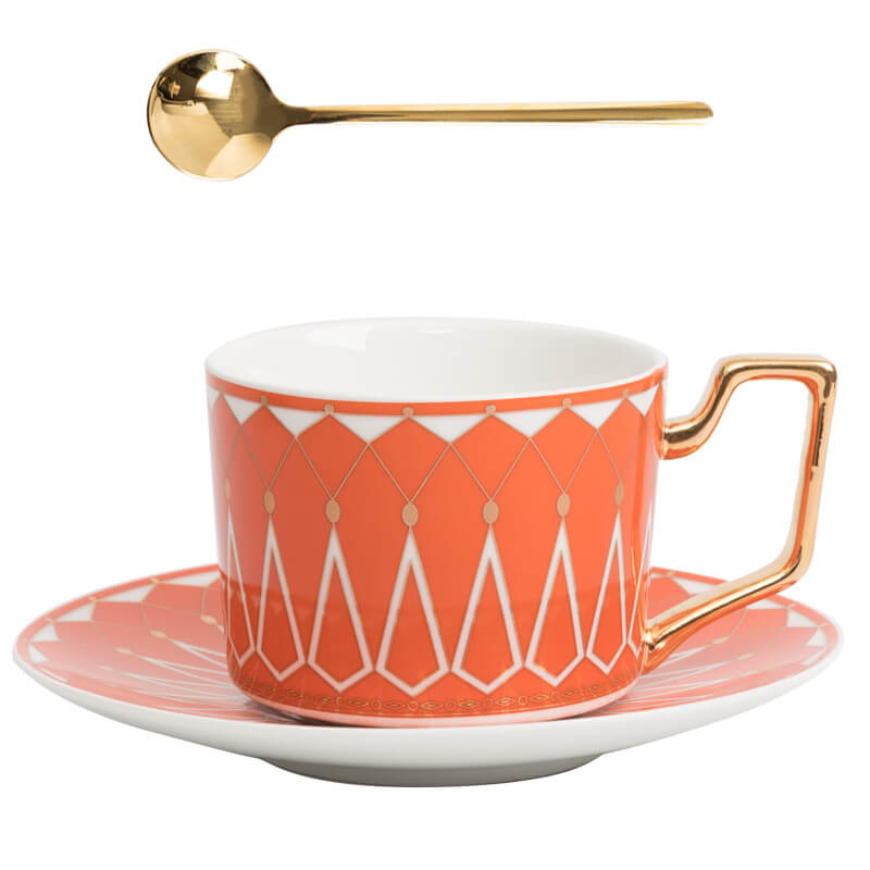 Stornfield | Retro Square Pattern Coffee Mug