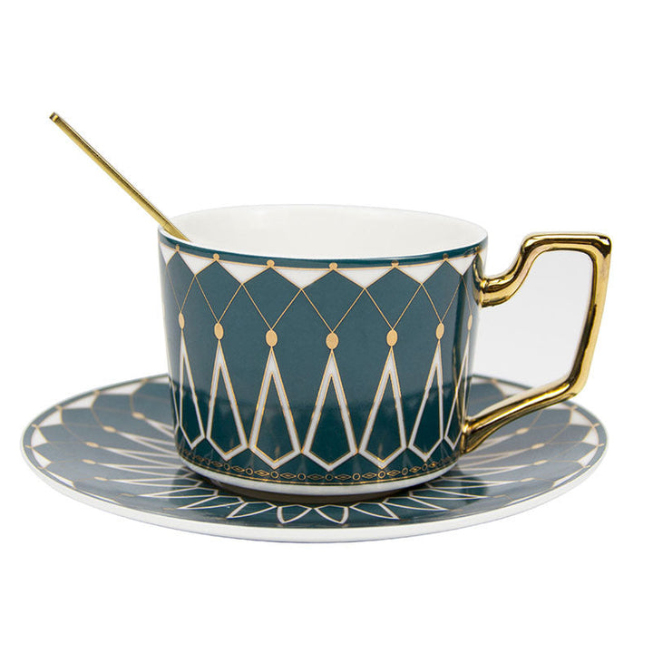 Stornfield | Retro Square Pattern Coffee Mug