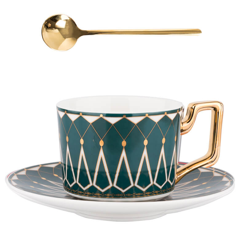 Stornfield | Retro Square Pattern Coffee Mug