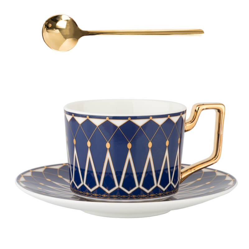 Stornfield | Retro Square Pattern Coffee Mug