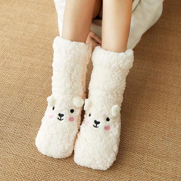 Llama Alpaca Indoor Booties Woollen Socks | Stornfield