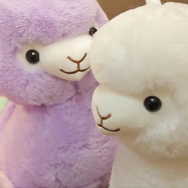 Llama Alpaca Plush Toy With Saddle | Stornfield