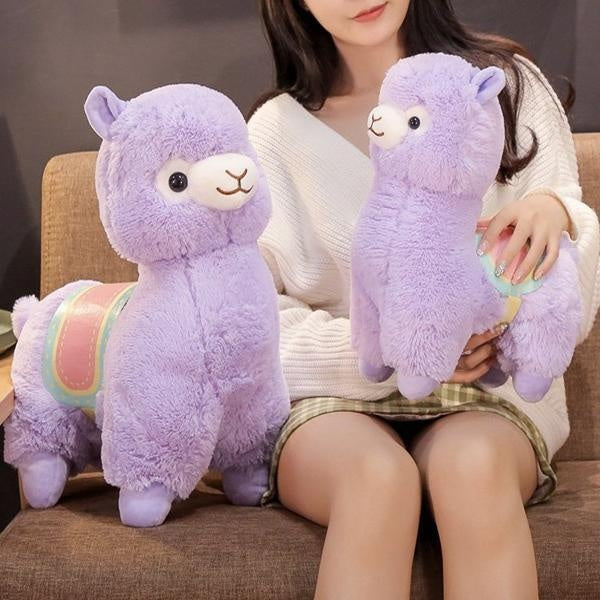 Llama Alpaca Plush Toy With Saddle | Stornfield
