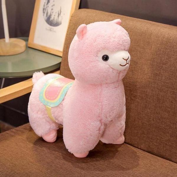 Llama Alpaca Plush Toy With Saddle | Stornfield