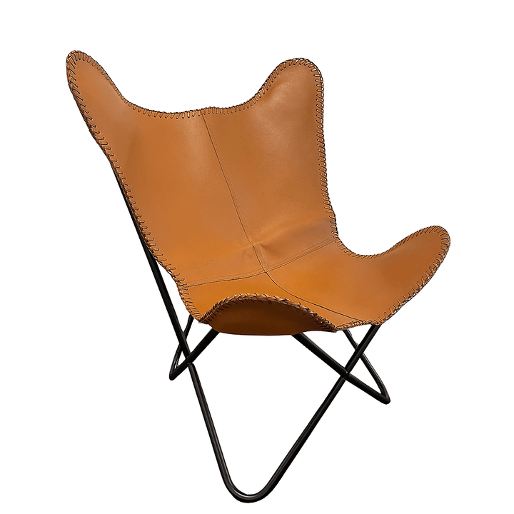 Bat chair made of real leather (available in different colors) | Stornfield