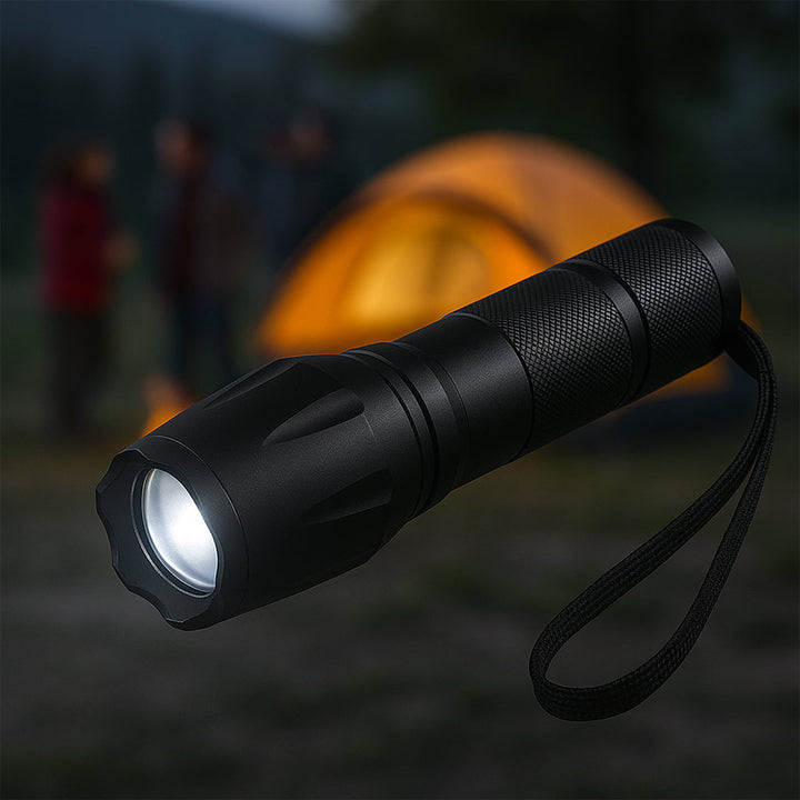 Taclight LED Zoom Flashlight (waterproof and shockproof) w/5 functions | Stornfield