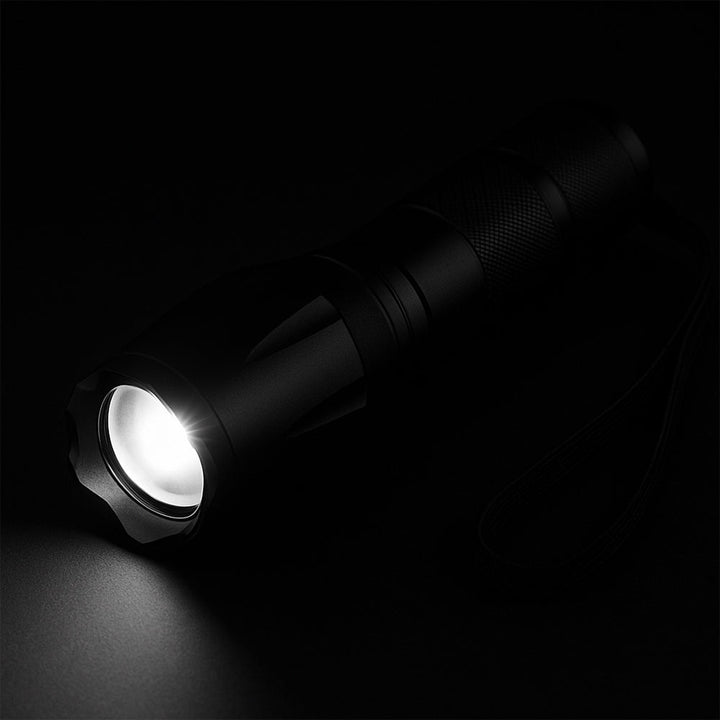 Taclight LED Zoom Flashlight (waterproof and shockproof) w/5 functions | Stornfield