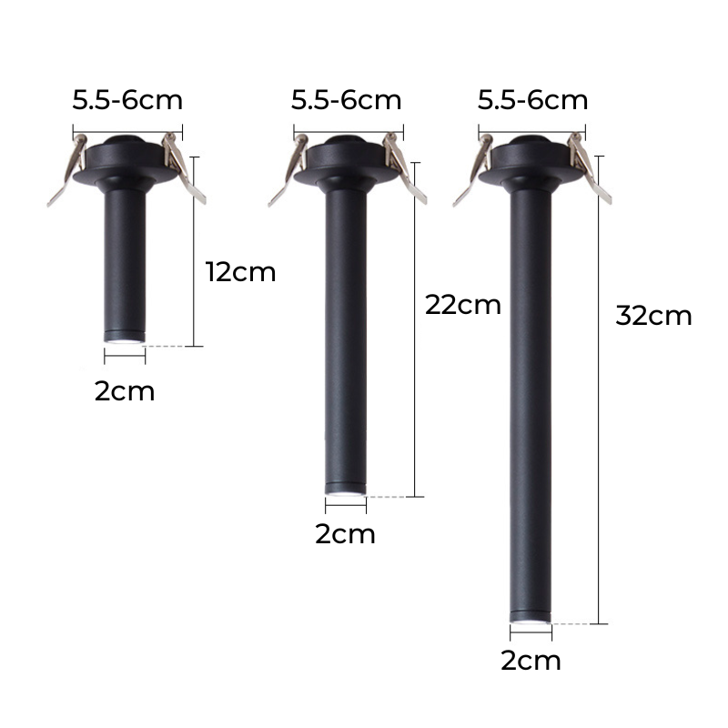Stornfield | Long Cylinder - LED - Projector - Ceiling Light