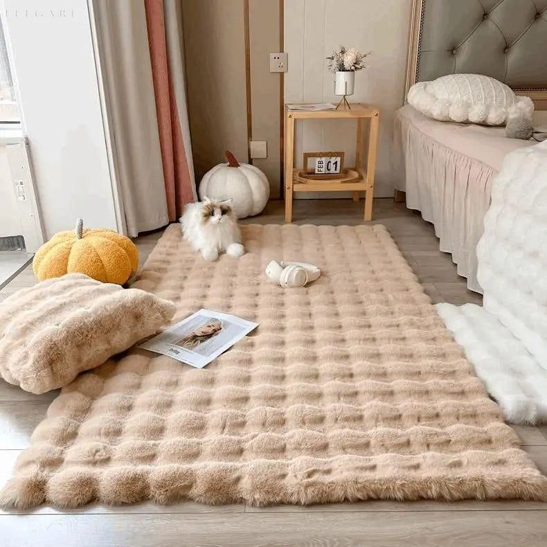 Lorvi - Plush Fashion Bubble Flower Rugs | Stornfield