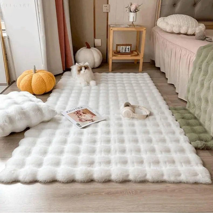 Lorvi - Plush Fashion Bubble Flower Rugs | Stornfield