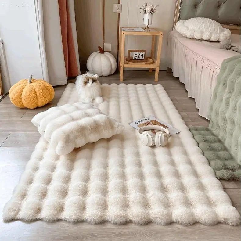 Lorvi - Plush Fashion Bubble Flower Rugs | Stornfield