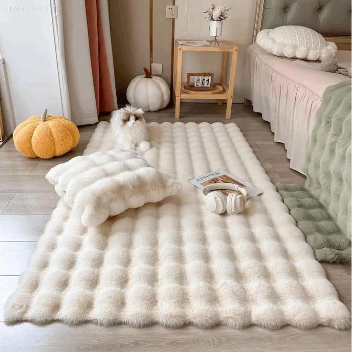 Lorvi - Plush Fashion Bubble Flower Rugs | Stornfield