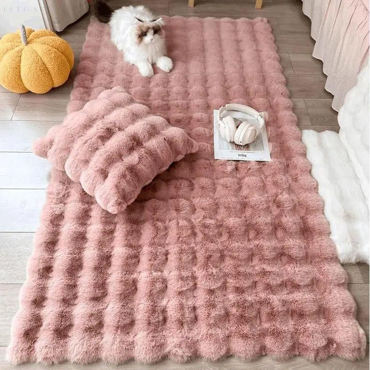 Lorvi - Plush Fashion Bubble Flower Rugs | Stornfield