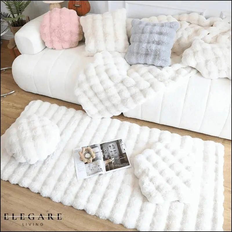 Lorvi - Plush Fashion Bubble Flower Rugs | Stornfield