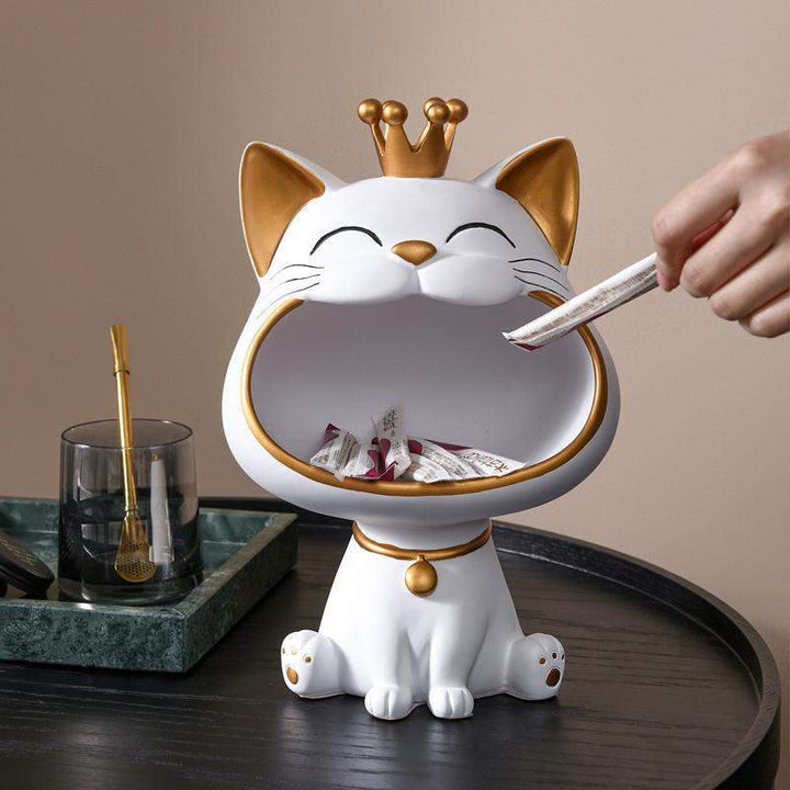 Happy Cat Storage Sculpture Stornfield