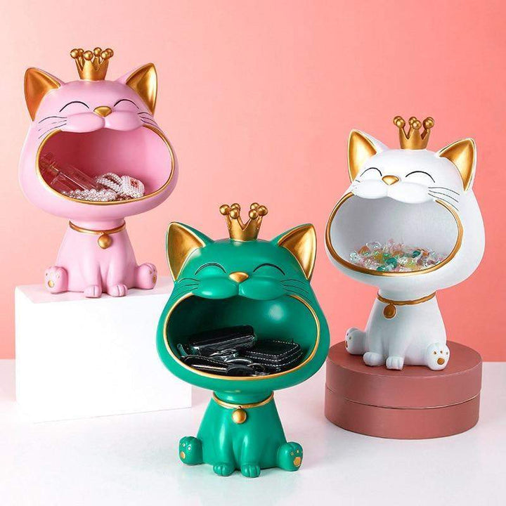 Happy Cat Storage Sculpture Stornfield