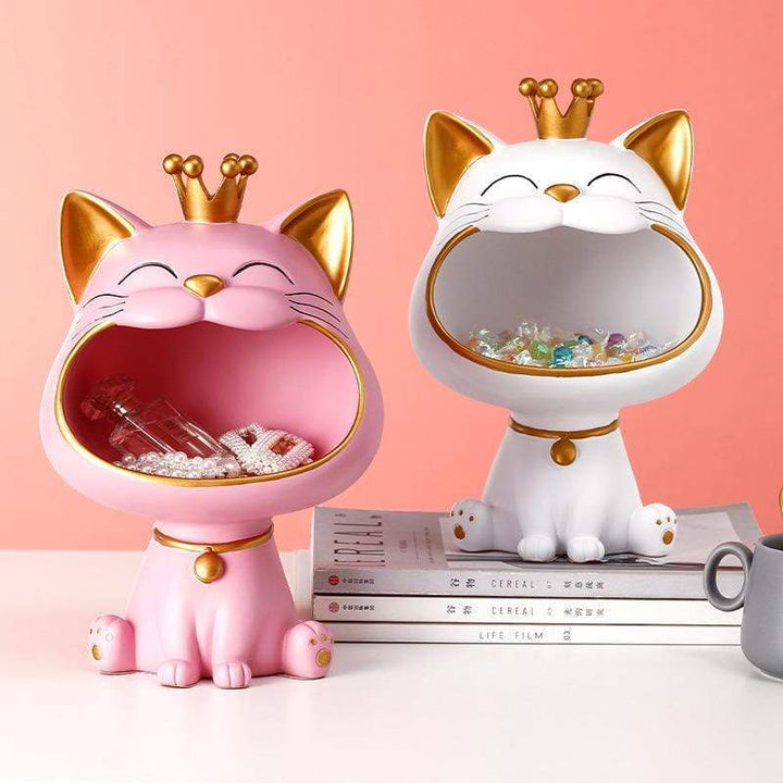 Happy Cat Storage Sculpture Stornfield