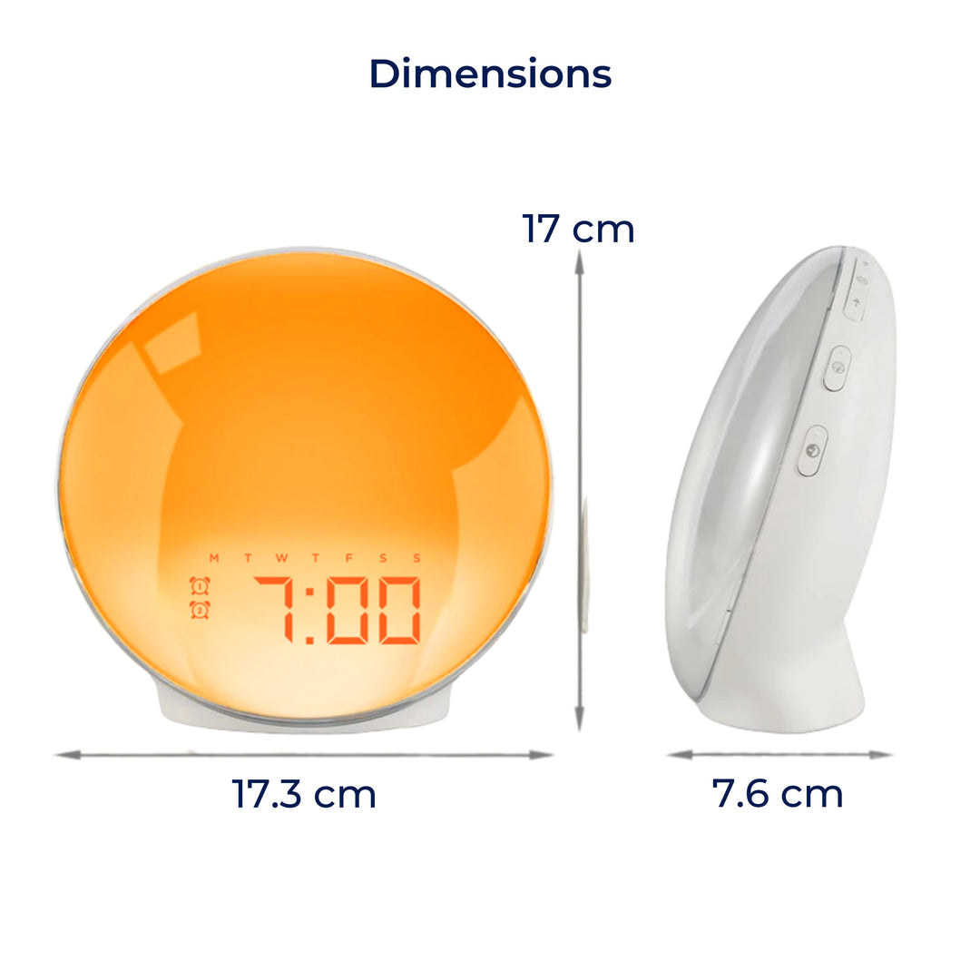LumiRise | Sunrise Alarm Clock – Natural Wake-up Light – Mood Lighting – Ideal for dark mornings Stornfield