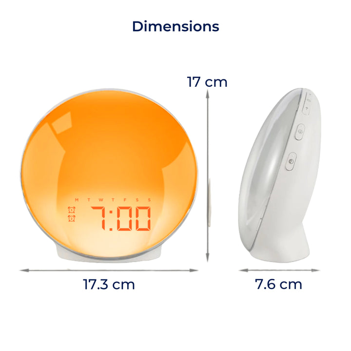 LumiRise | Sunrise Alarm Clock – Natural Wake-up Light – Mood Lighting – Ideal for dark mornings Stornfield
