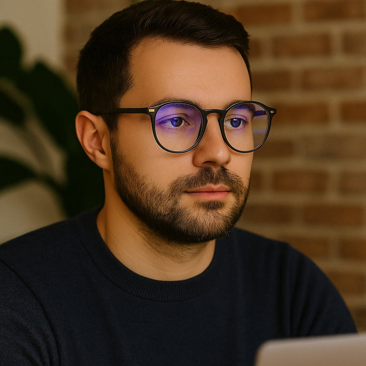 LumiShield | Blue Light Blocking Glasses – Reduce Eyestrain – Improve Sleep – Stylish and Comfortable – Ideal for Stornfield Screen Use