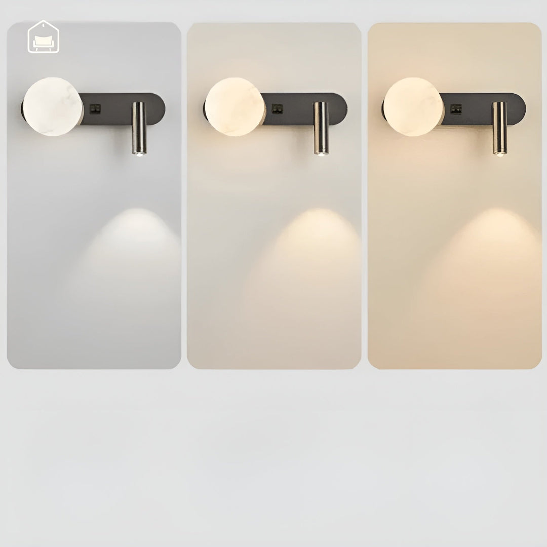 Wall lamp in luxury design – Elegant & minimalistic | Ideal for living room, hallway & as bedside lighting | Stornfield